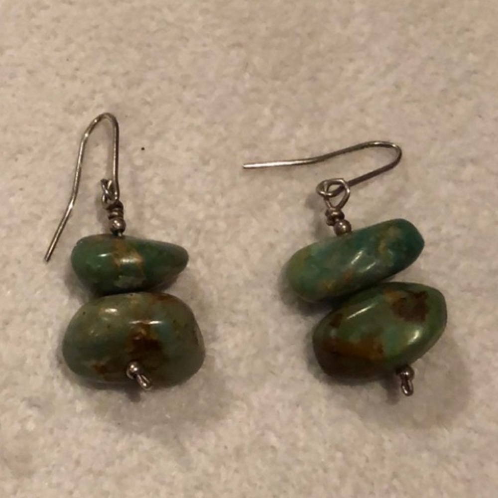 Chunky Turquoise Earrings